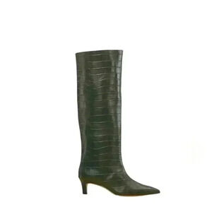 Dauphine Kitten Heel Knee High Boot Women's Size 6m NWT